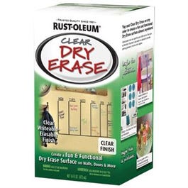Dry Erase Brush On Paint, Clear, 16-oz.