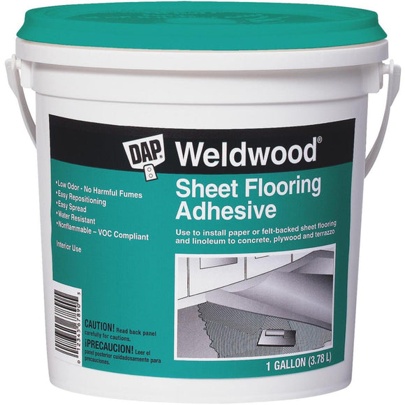 DAP Weldwood Multi-Purpose Sheet Floor Adhesive, 1 Gal.