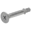 Hillman Project Center Zinc Flat Head Phillips Self Drilling Screws WIith Wings