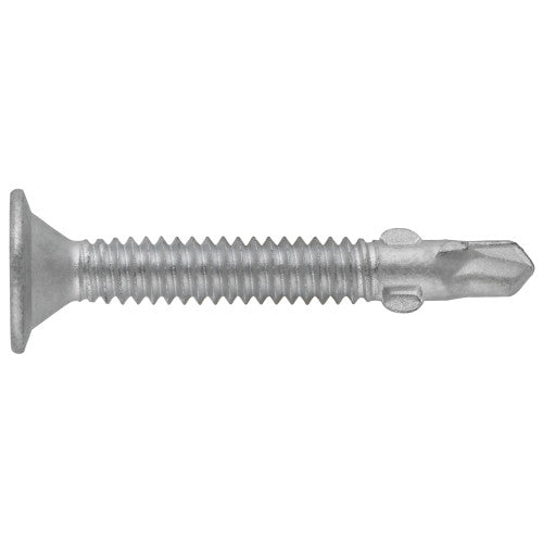 Hillman Project Center Zinc Flat Head Phillips Self Drilling Screws WIith Wings