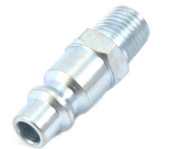 Forney Industrial/Milton Style Plug, 3/8 in x 1/4 in MNPT