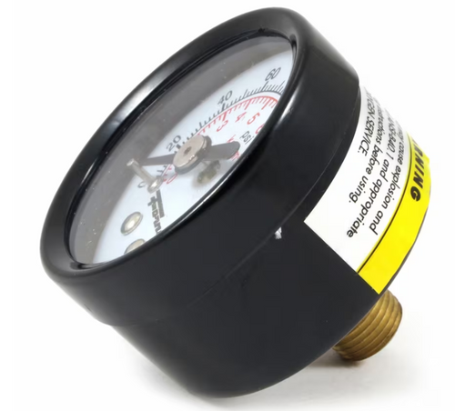 Forney Industries, Inc. Pressure Gauge, 1-1/2 in with 1/8 in NPT