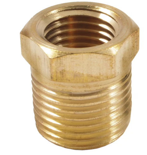 Forney Industries, Inc. Bushing, 1/4 in FNPT x 3/8 in MNPT