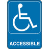 Hillman Group Adhesive Handicap Accessible Sign (5 X 7)