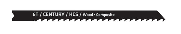 Century Drill And Tool 6t Universal Shank Hcs Jig-Saw Blade