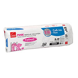 Owens Corning R-19 EcoTouch® Pink® Fiberglas™ Insulation with PureFiber®