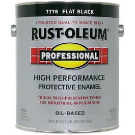 Professional Enamel, Flat Black, 1-Gallon