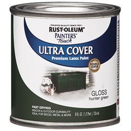 Painter's Touch Ultra Cover Latex Paint, Hunter Green, 1/2-Pint