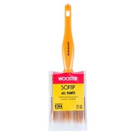 Paint Brush, Softip, Nylon/Polyester, 2.5-In.