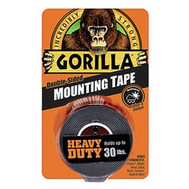 Heavy Duty Mounting Tape, Black, 1 x 60-In.