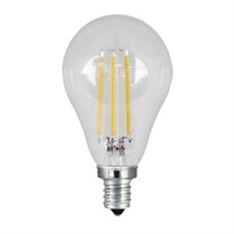 LED Ceiling Fan Light Bulbs, Candelabra, Soft White, 300 Lumens, 4.5-Watts, 2-Pk.