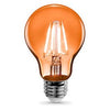 LED Light Bulb, Orange Filament, 3.6-Watt