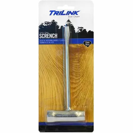 Trilink Saw Chain 13mm x 19mm Scrench Socket Wrench / Screwdriver Combo