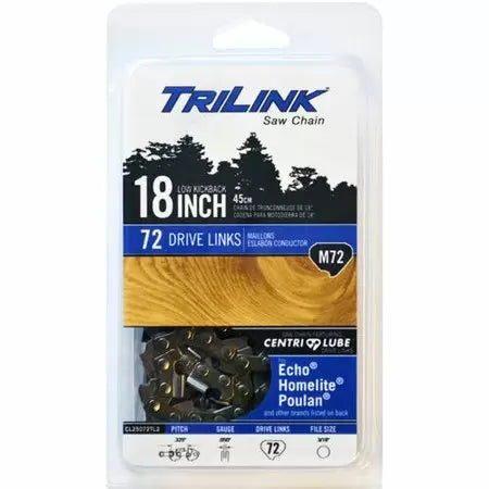 Trilink Saw Chain 18 Semi Chisel Saw Chain - 0.050 in. - 72 Drive Links