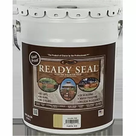 Ready Seal Exterior Wood Stain and Sealer - Golden Pine , 5 Gallon
