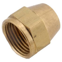 Pipe Fitting, Flare Nut, Lead-Free Brass, 3/8-In.