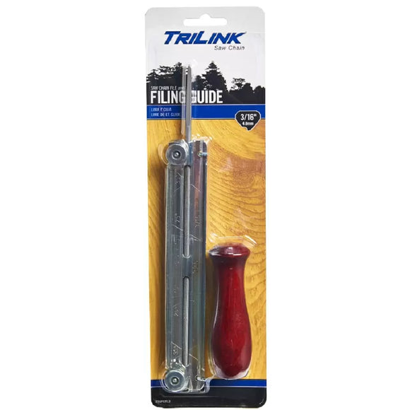 Trilink Saw Chain 3/16 inch Chainsaw Chain File and Filing Guide