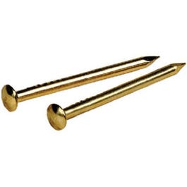 1/2-In. x 18 Solid Brass Escutcheon Pins, 2 oz.