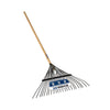 Seymour Midwest Leaf Rake, 24 Tine 24 Steel Head, 54 Hardwood Handle