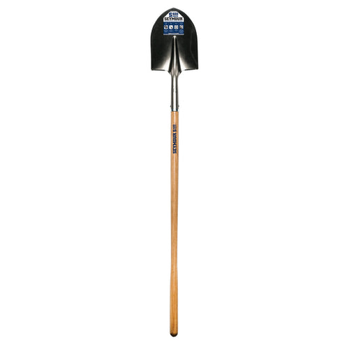 Seymour Midwest 16 Ga. Round Point Shovel, 48 Hardwood Handle