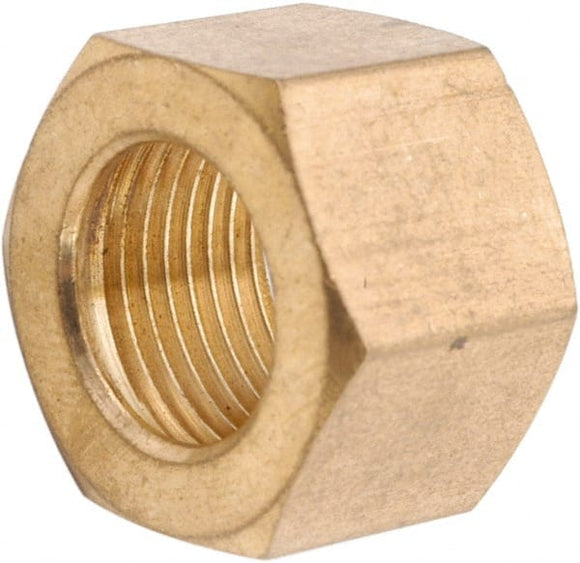 MSC Direct ANDERSON METALS  1/4″ Tube OD x 7/16-24 Thread Brass Compression Tube Nut