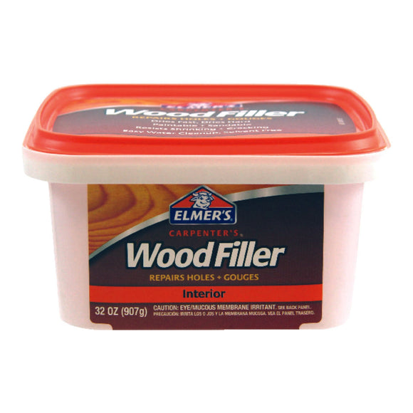 Elmer's E842L Carpenter's Light Brown Wood Filler 32 oz