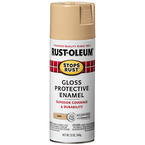 Rust-Oleum® Protective Enamel Spray Paint Gloss Sand