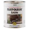 Rust-Oleum® Protective Enamel Brush-On Paint Satin White (Quart, Satin White)