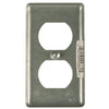 Hubbell Handy Box Cover Duplex Receptacle