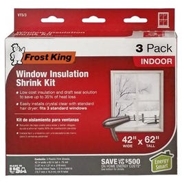 Indoor Window Insulation Sheets,  42 x 62-In., 3-Pk.