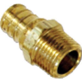 Adapter, Lead Free, .75 Brass Barb x .75-In. MPT