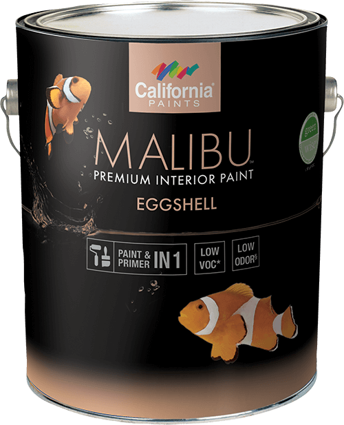 California Products Malibu Premium Interior Paint Eggshell Neutral Base  - 1 Gallon