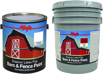 PAINT 5GAL RED FLAT LATEX