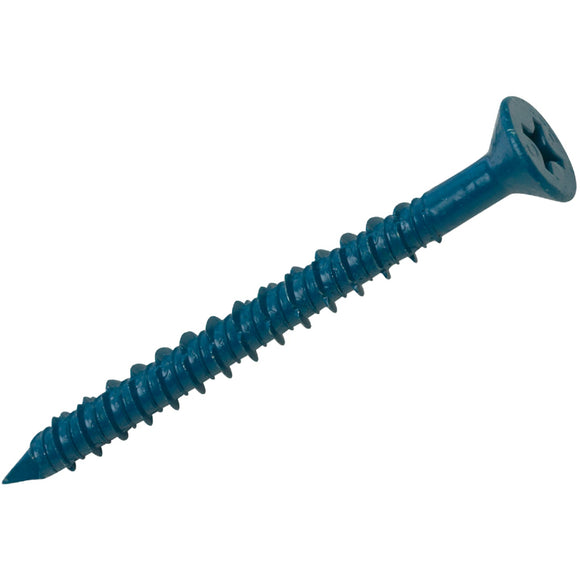 Hillman 1/4 In. x 3-1/4 In. Flat Concrete Screw Anchor (100 Ct.)