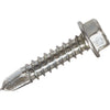 Hillman 1/4 In. - #14 x 1-1/2 In. Hex Washer Head Self-Drilling Sheet Metal Screw (100 Ct.)