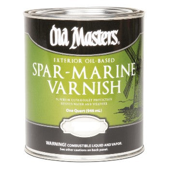 Old Masters 92401 Exterior Spar-Marine Oil Based Varnish, Gloss ~ Gallon