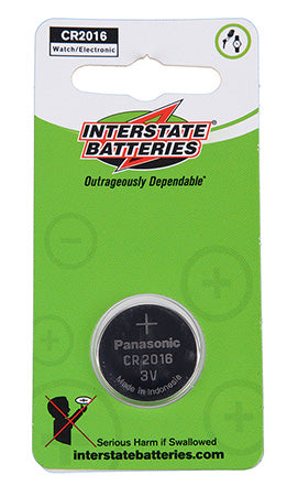 Interstate Batteries LIT0145 3V Lithium Battery, CR2016