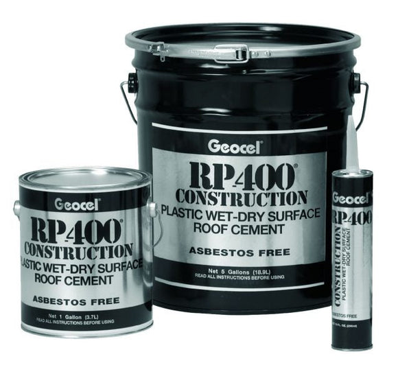 Geocel  RP-400® Construction Plastic Wet-Dry Surface Roof Cement