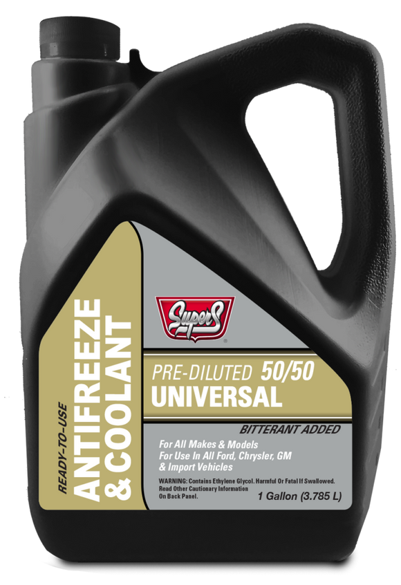Smittys Supply Super S Global Universal Gold 50/50 Antifreeze/Coolant 1 Gallon