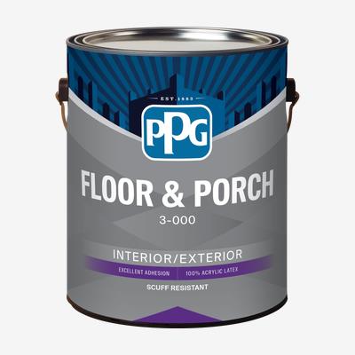 PPG Paint Floor & Porch Interior/Exterior Latex 1 Gallon Gray