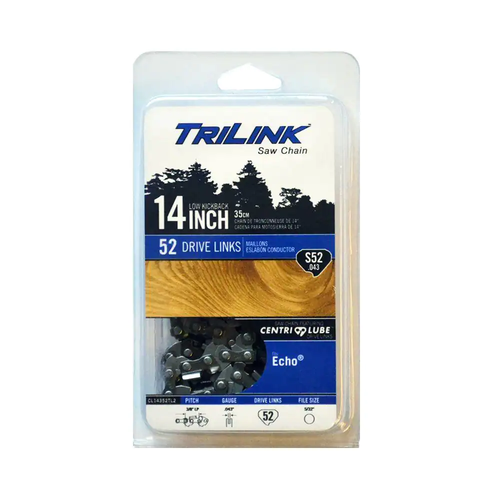 Trilink Saw Chain  Semi Chisel Saw Chain 14 - 0.050 in. - 52 Drive Links