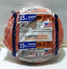 Marmon Home Improvement 25 ft. 10/3 Orange Solid CerroMax SLiPWire CU NM-B W/G Wire